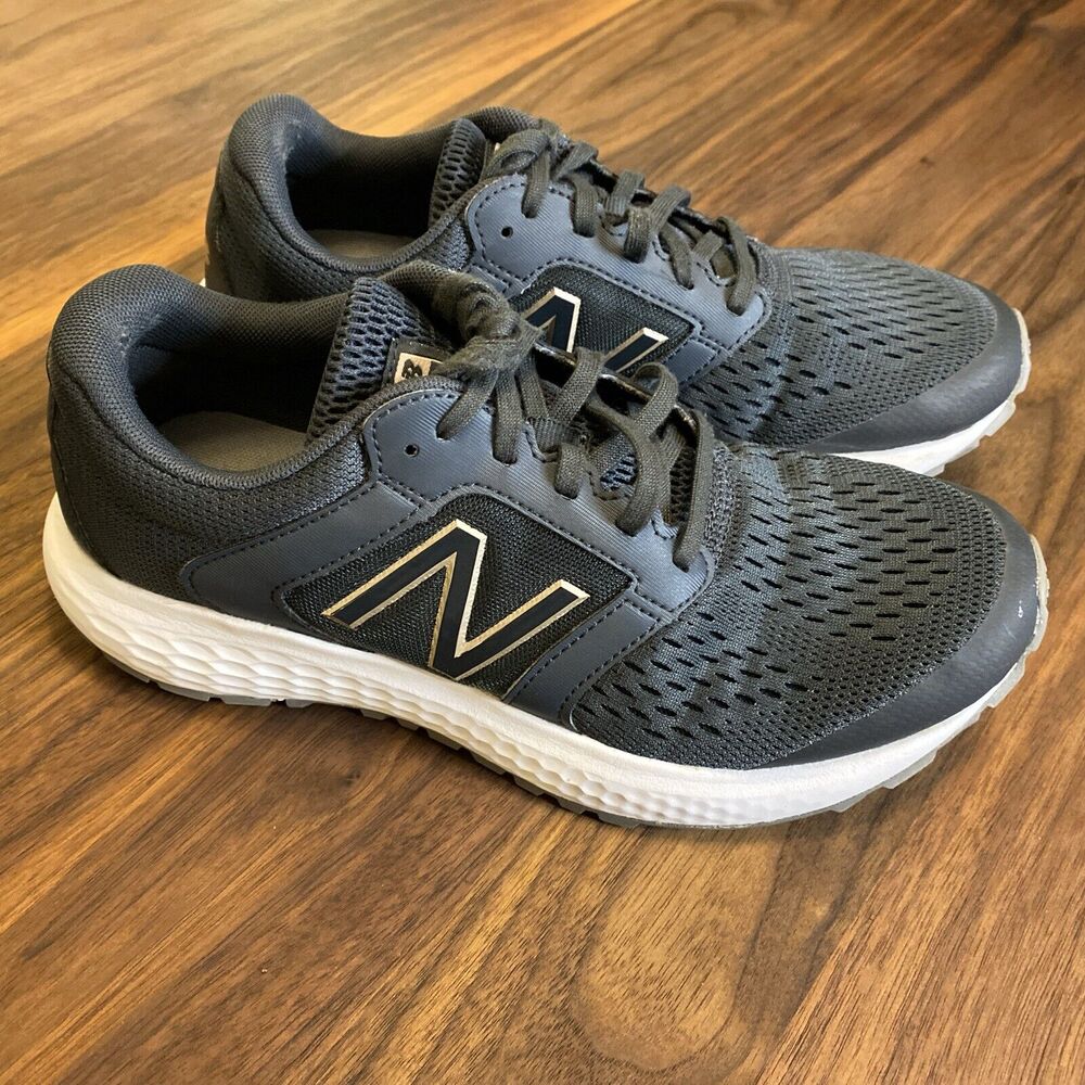 New Balance 520 Women's Dark Grey/black Running Shoes Sneakers Size 9